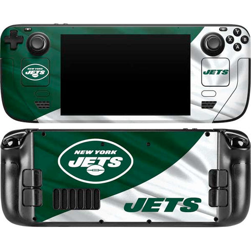 NFL New York Jets Steam Deck Handheld Gaming Computer Skin